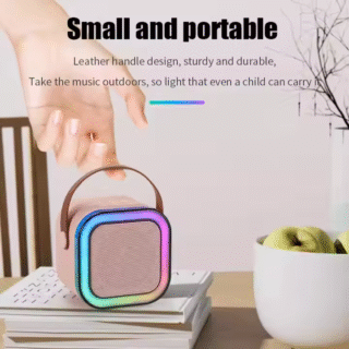 K12 Mini Portable Microphon Speaker Karaoke Wireless