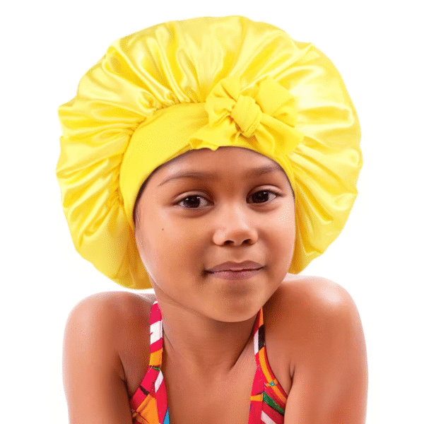 Women Satin Bonnet Silk Like for Sleeping with Tie Band - Image 5