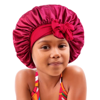Best Selling Women Sleep Bonnet Satin Hair Wine