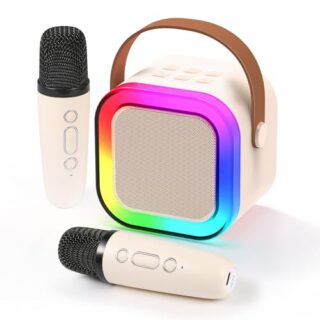 Karaoke Bluetooth Speaker with Wireless Microphone