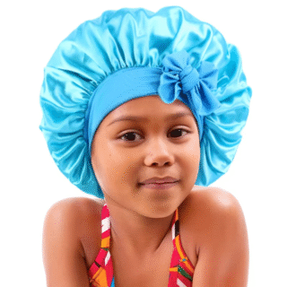 Women Satin Bonnet Silk Like for Sleeping with Tie Band
