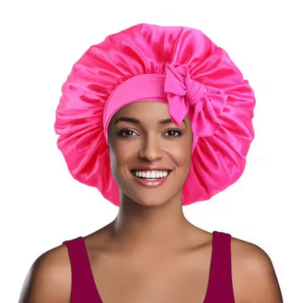 Women Satin Bonnet Silk Like for Sleeping with Tie Band - Image 8