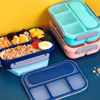 Bento Box Kids School Lunch Box Set Love