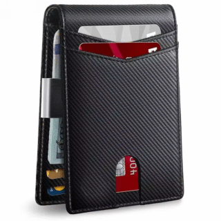 Card holder minimalist wallet Rfid Blocking