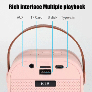 Karaoke Machine Wireless for Kids Adults speaker portable