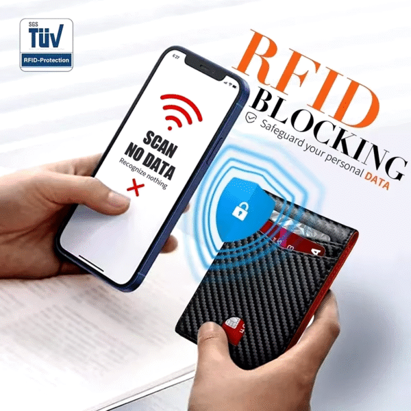 Wallet Protection Men's Good Rfid Blocking - Image 3