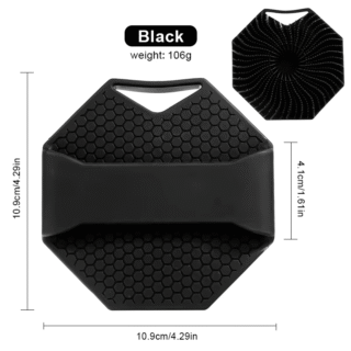 Brush Black Power Scrub Scrubber Shower Antimicrobial