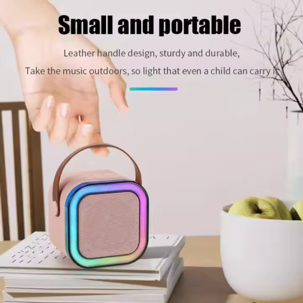 K12 Mini Portable Microphon Speaker Karaoke Wireless
