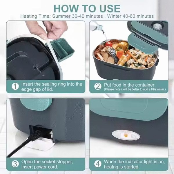 Lunch Box Food Portable Electric - Image 5