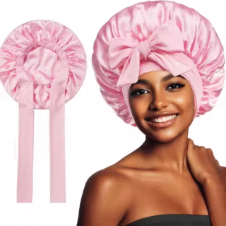 Satin Bonnet Pink Romantic Women Hair for all Occasions