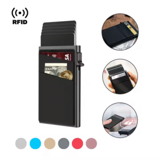 Wallet RFID Blocking Slim Aluminum Money Clips | Credit Card Holder