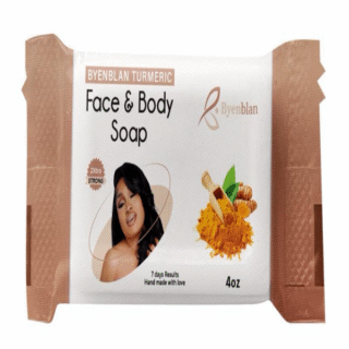 Turmeric Face & Body Soap Byenblan Xtra Strong – 7 Days Results Glow 4 oz