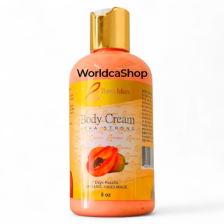 Byenblan Papaya Body Cream 8 oz Lotion Moisturizing 7 Days Results - WorldcaShop Usa