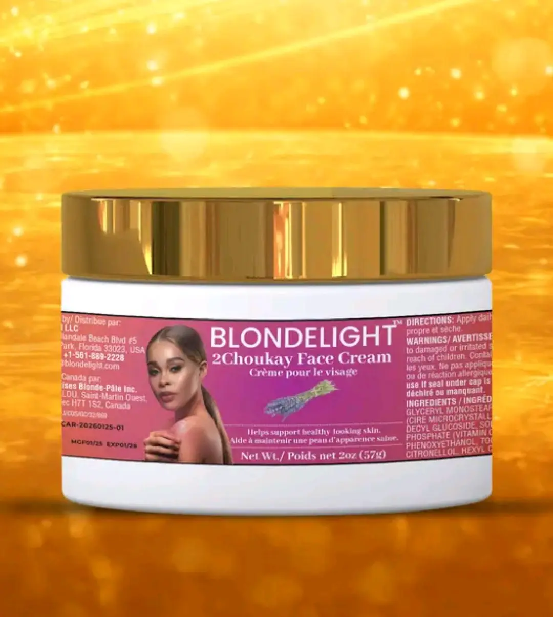 BlondeLight 2choukay set 3 pcs 1 body cream, 1 soap, 1 face Cream - Worldcashop Usa - Image 2