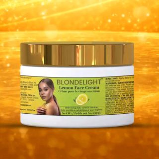 BlondeLight Lemon Face Cream 2 oz for all Skins - Worldcashop usa