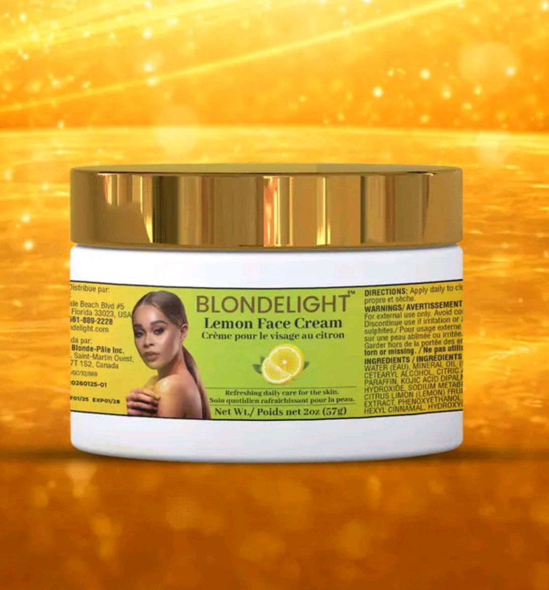 BlondeLight Set Lemon Face Cream & Soap, Blondenators - Worldcashop Usa - Image 2