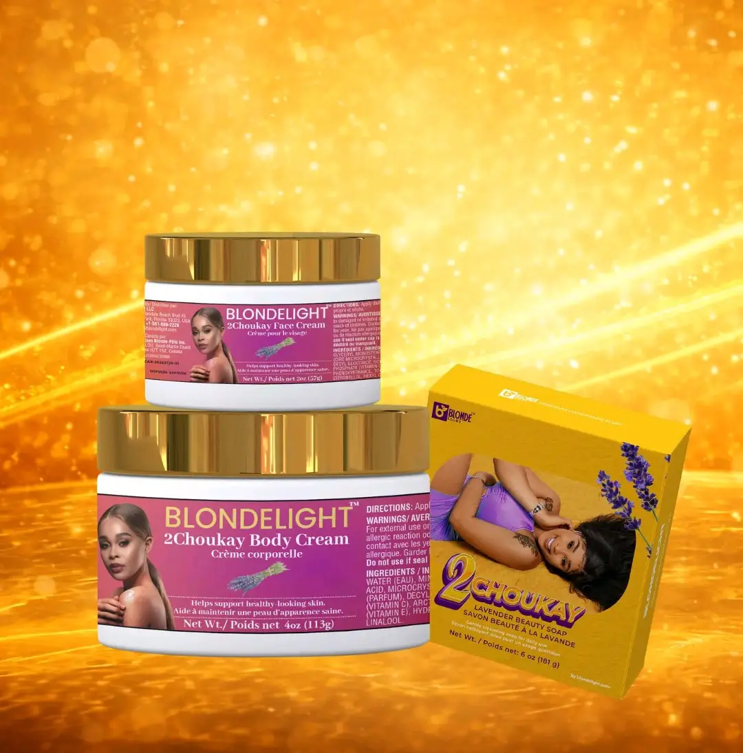 BlondeLight 2choukay set 3 pcs 1 body cream, 1 soap, 1 face Cream - Worldcashop Usa - Image 5