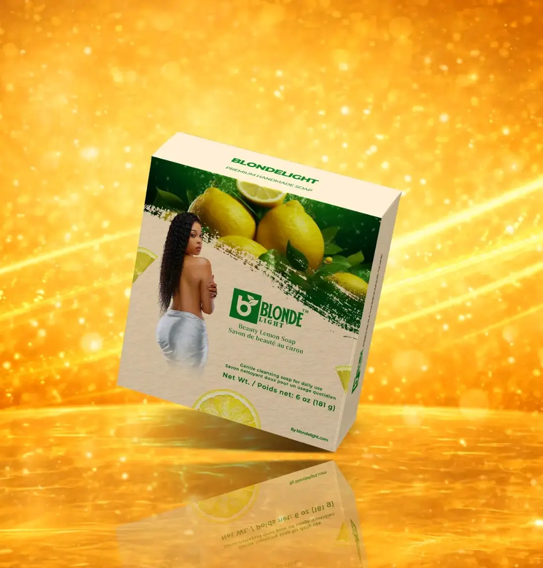 BlondeLight Set Lemon 3 pcs - 1 body cream, 1 face cream, 1 soap WorldcaShop Usa - Image 3
