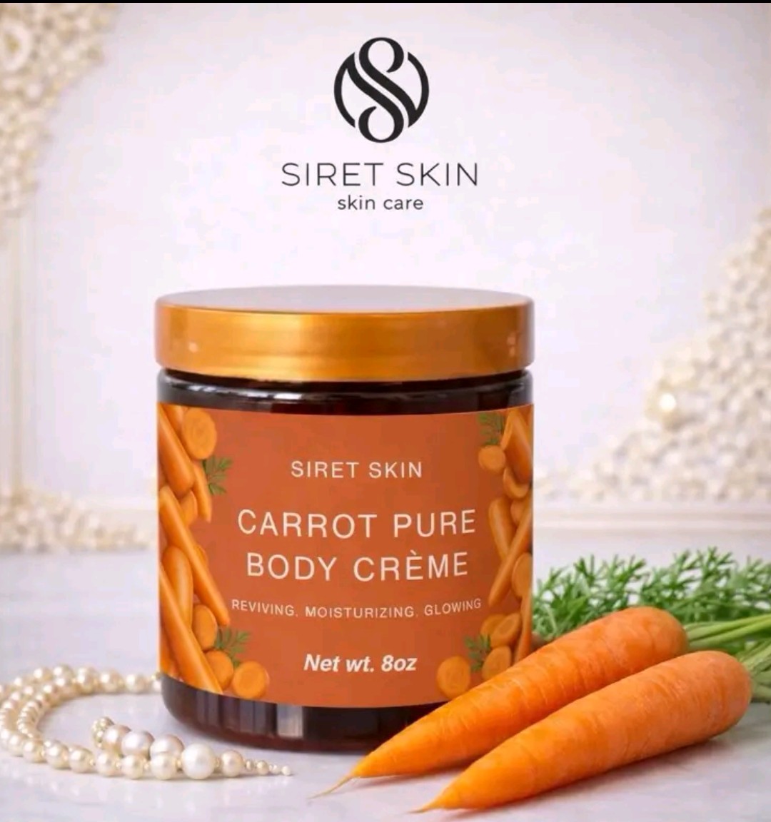 Siret Skin Cosmetics Set Carrot 3 pcs, Body Cream 8oz, Face Cream 4oz, Soap 4oz - Worldcashop Usa - Image 4