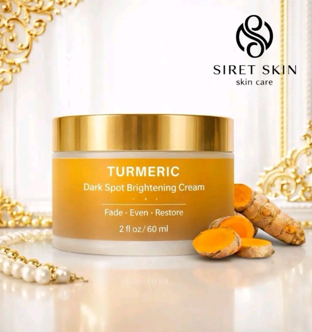 Sets Tumeric 6 pcs - Siret Skin Cosmetics Body Oil, Soap, Serum Vitamin, Face Cream, Dark spot, Body Butter - Worldcashop Usa - Image 5