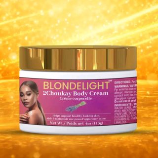 BlondeLight 2choukay Body Cream 4oz for all Skin Lotion Moisturizer, Blondesnap, Blondenators - Worldcashop Usa