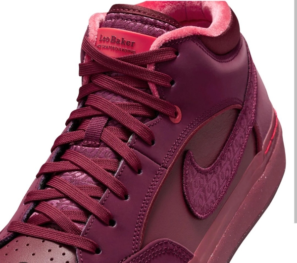 Nike SB React Leo Premium Dark Beetroot for Men, Size us 10.5 - WorldcaShop USA - Image 6