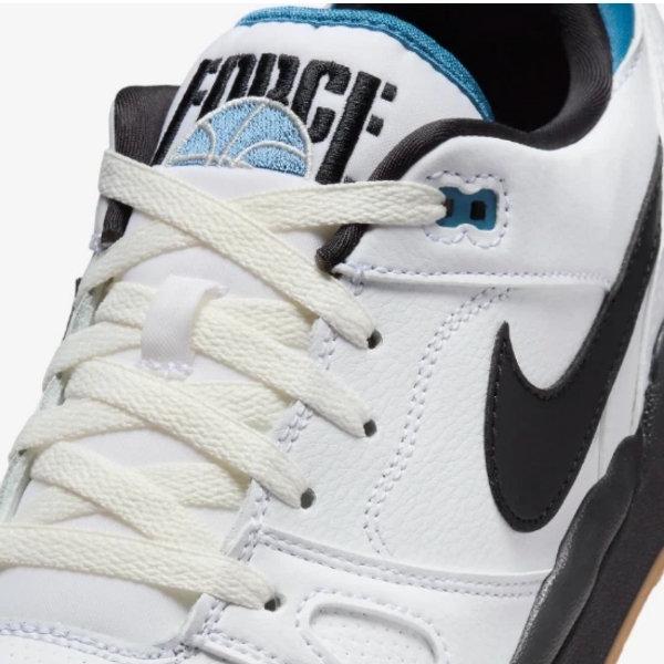 Nike Full Force Low White Black Aegean Storm for Men Size us 10.5 - WorldcaShop USA - Image 7