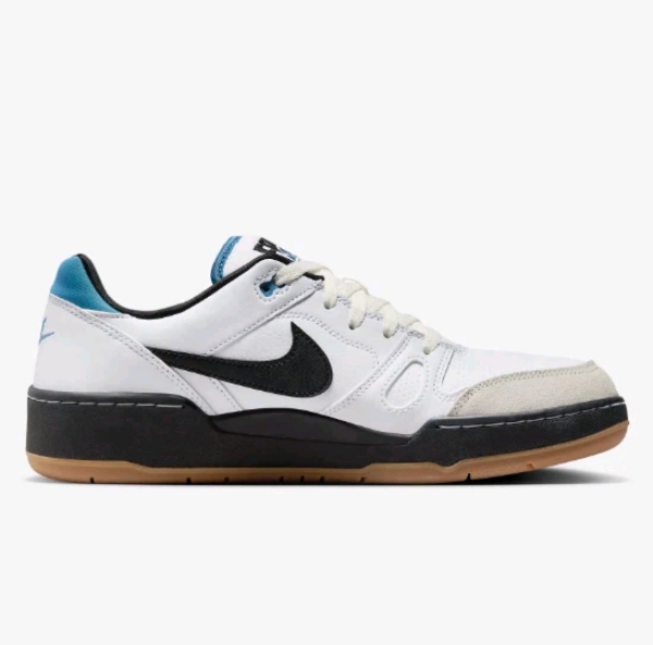Nike Full Force Low White Black Aegean Storm for Men Size us 10.5 - WorldcaShop USA - Image 4