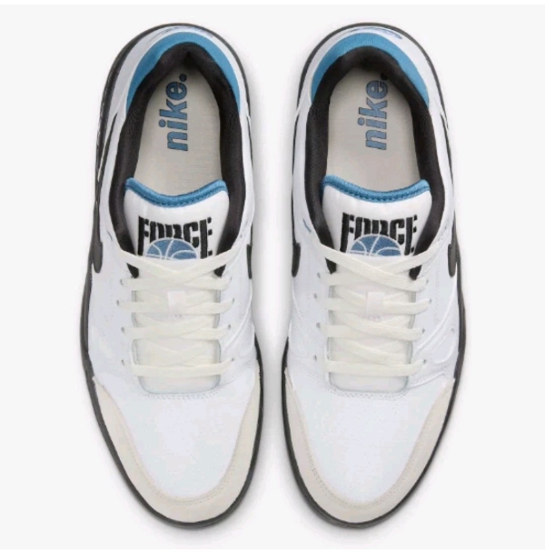 Nike Full Force Low White Black Aegean Storm for Men Size us 10.5 - WorldcaShop USA - Image 5