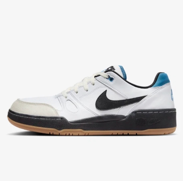 Nike Full Force Low White Black Aegean Storm for Men Size us 10.5 - WorldcaShop USA - Image 2